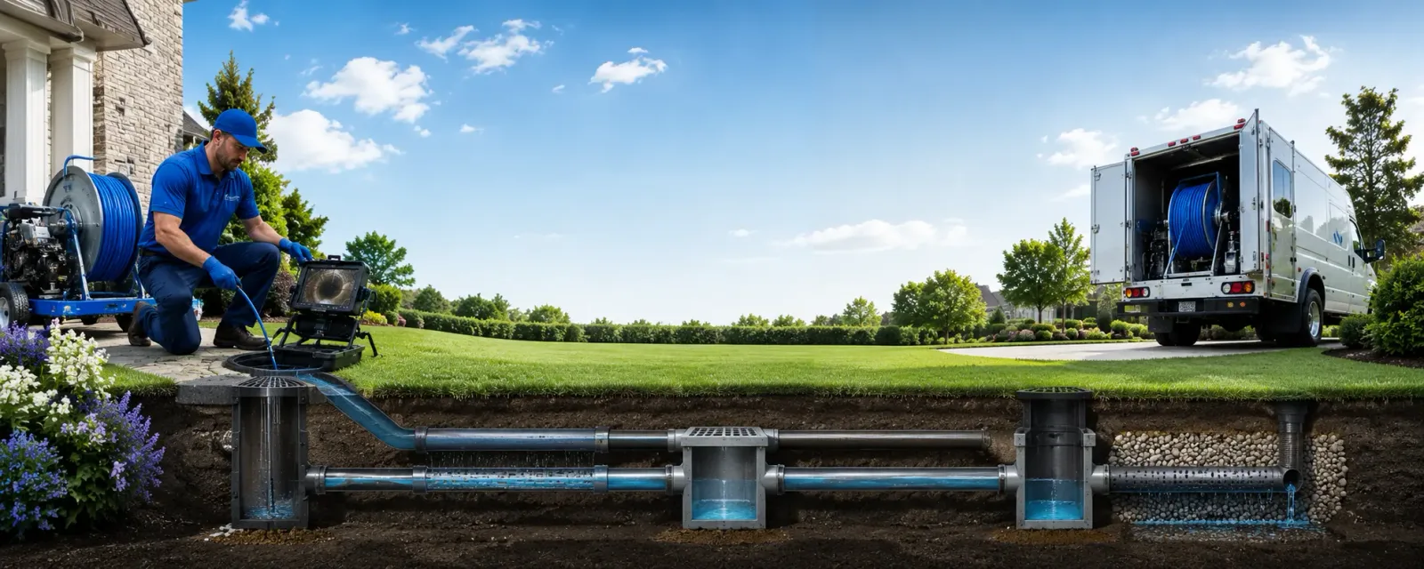 Outdoor drain cleaning information for Central Falls, RI